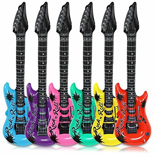 12 x Luftgitarre Luft Gitarre Luftgitarren Aufblasbare