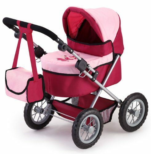 Bayer Design 13014 - Puppenwagen Trendy bordeaux