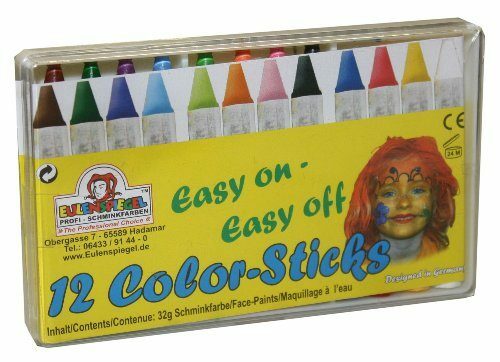 Eulenspiegel 626122 - Schminkstifte, 12er Set