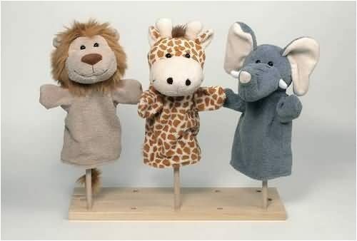 Handpuppen Wilde Tiere 3er Set