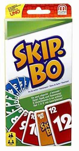 Mattel 52370-0 - Skip-Bo, Kartenspiel + Mattel W2087 - Uno, Kartenspiel