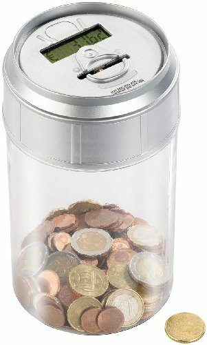 PEARL Spardose mit elektronischem Münzzähler