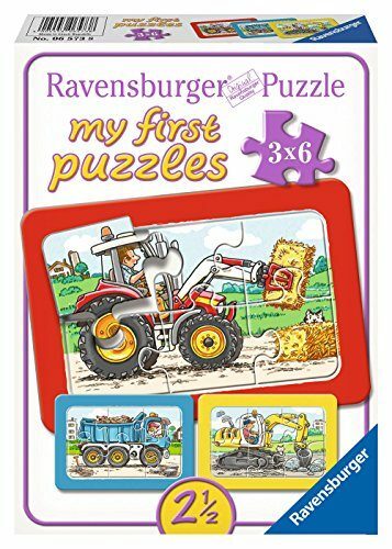 Ravensburger 06573 - My First Puzzles - Bagger, Traktor und Kipplader