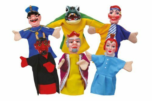 Simba 104586784 - Kasperlfiguren, 6-fach sortiert, Kopf 10 cm