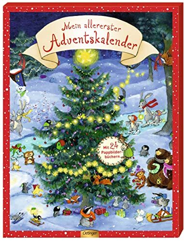 Mein allererster Adventskalender: mit 24 Pappbilderbüchern zum Herausnehmen: Mit 24 Mini-Büchern zum Herausnehmen, für Kinder ab 2 Jahren